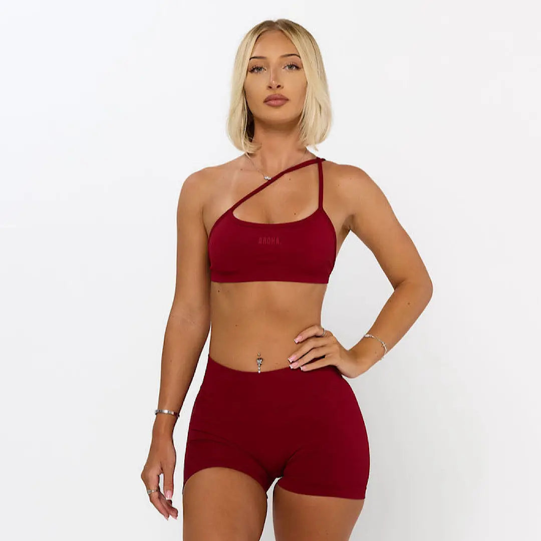 V Back Sierra Shorts - Cherry Red