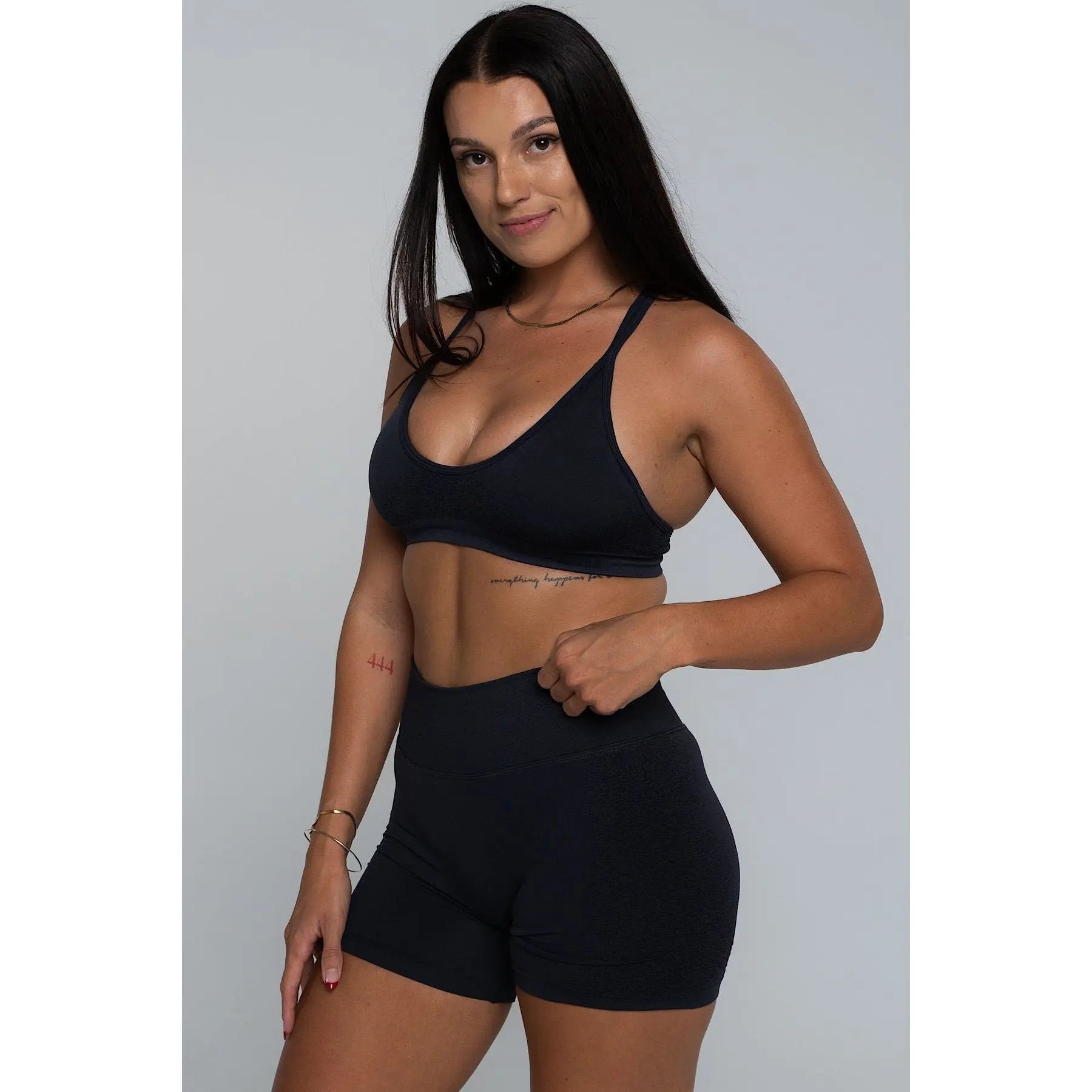Sleek BBL Shorts - Black - AROHA.