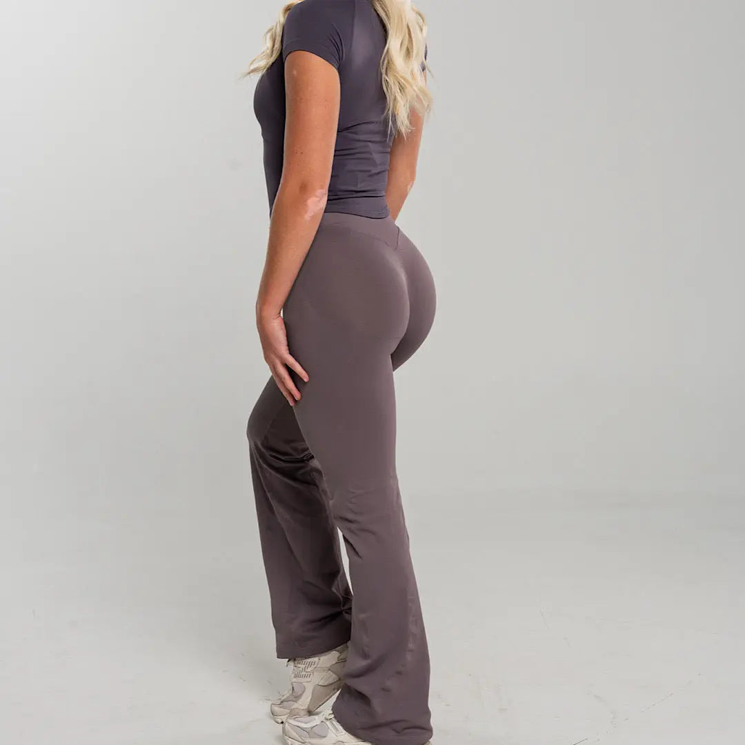 SCUPLT flares - Smoke Taupe AROHA.