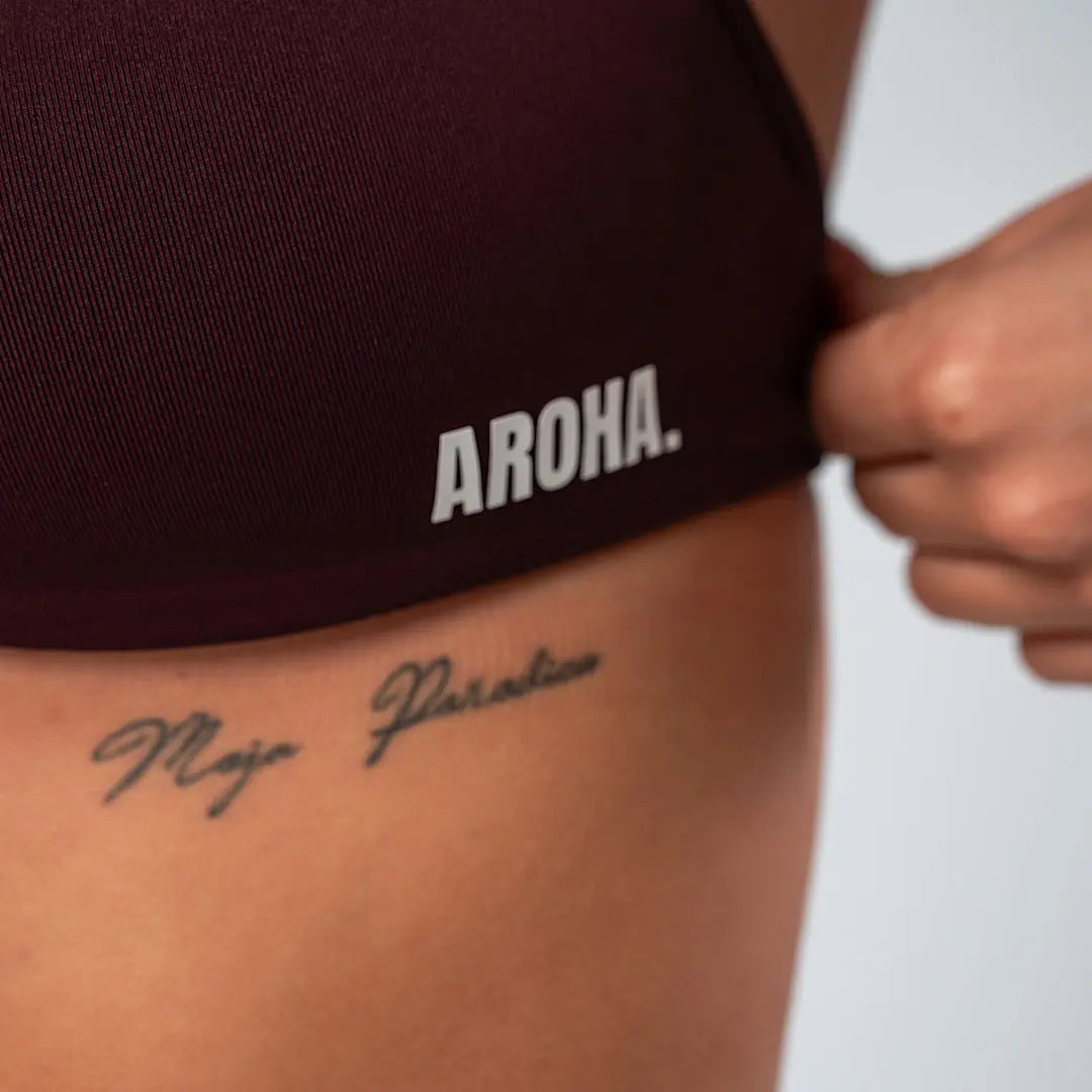 Kaia Micro Crop - Fudge AROHA.