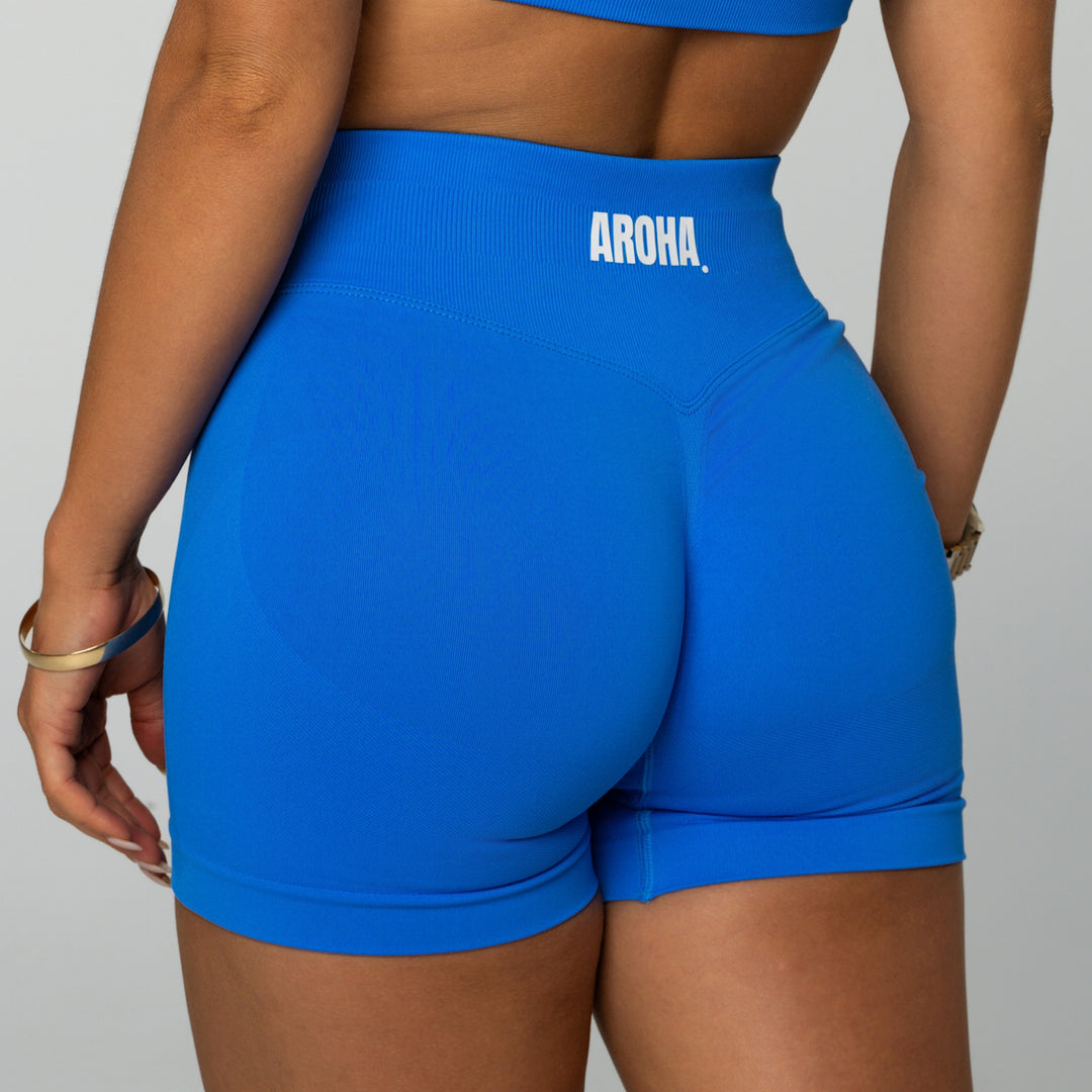 Deluxe BBL Shorts - Blue - AROHA.