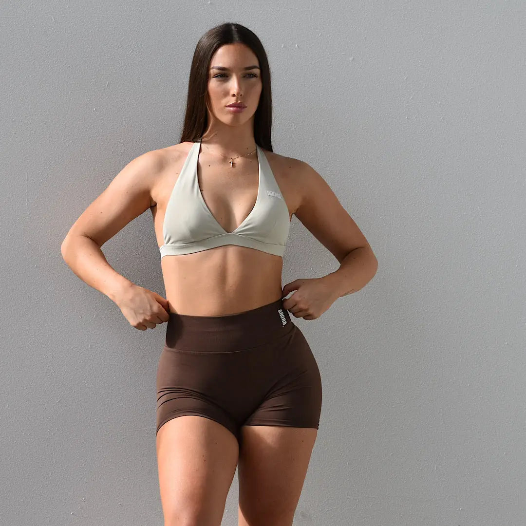 Phoebe Crop - Beige AROHA.