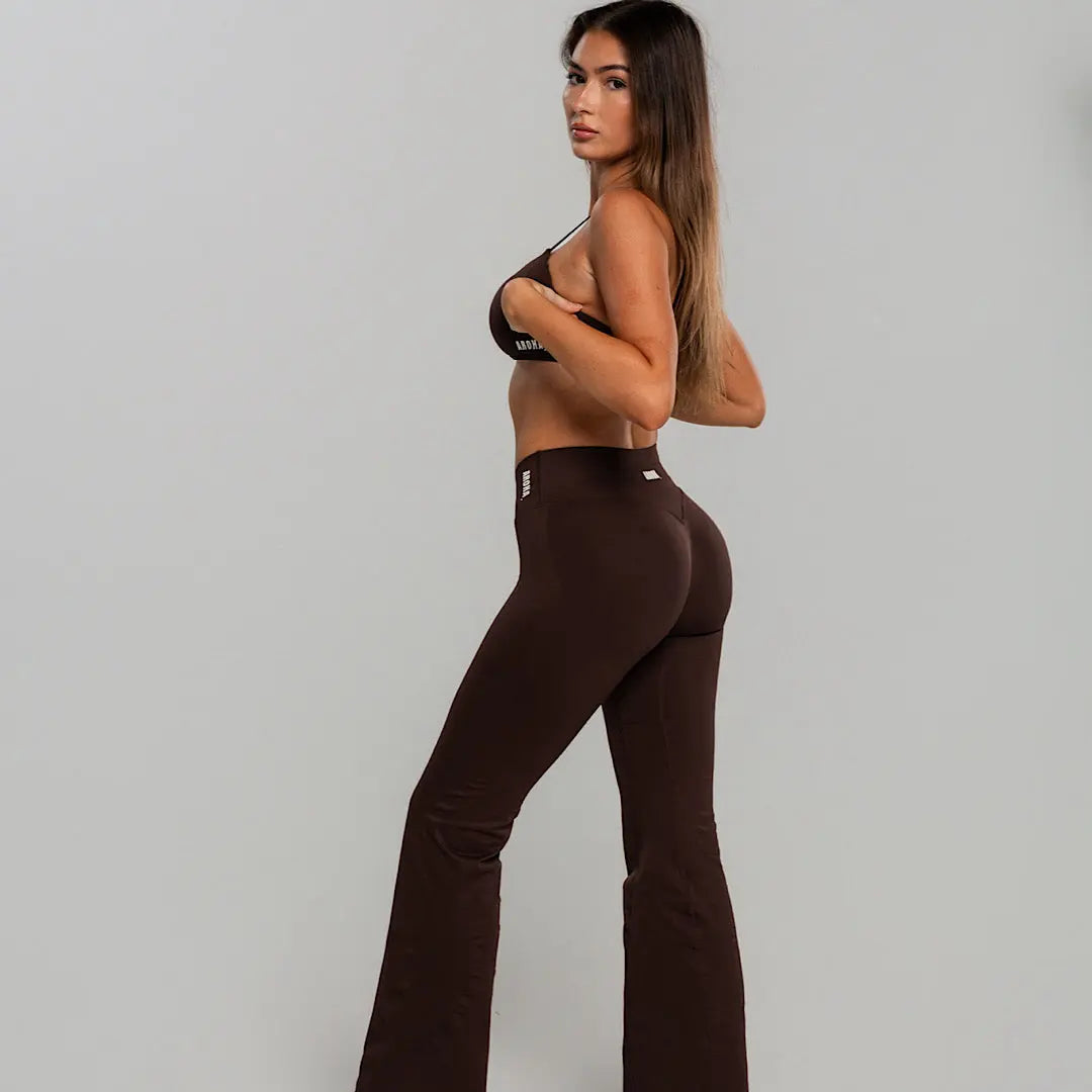 SCUPLT flares - Chocolate AROHA.