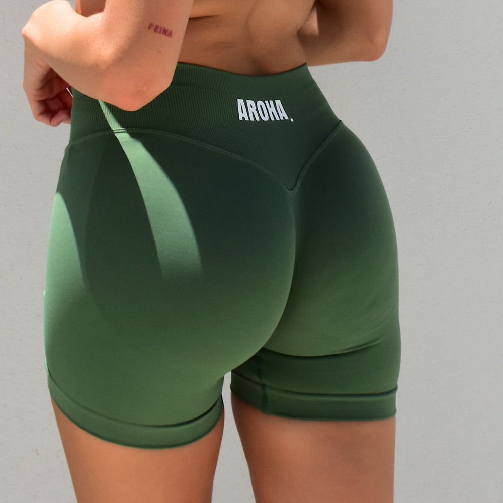 Deluxe BBL Shorts -  Forrest Green - AROHA.