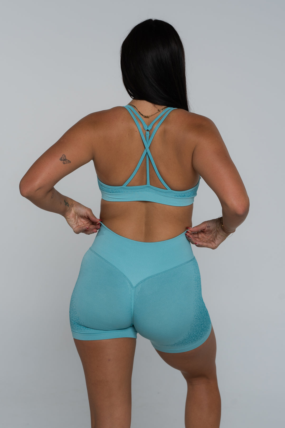 Comfort Crop - Bondi Blue