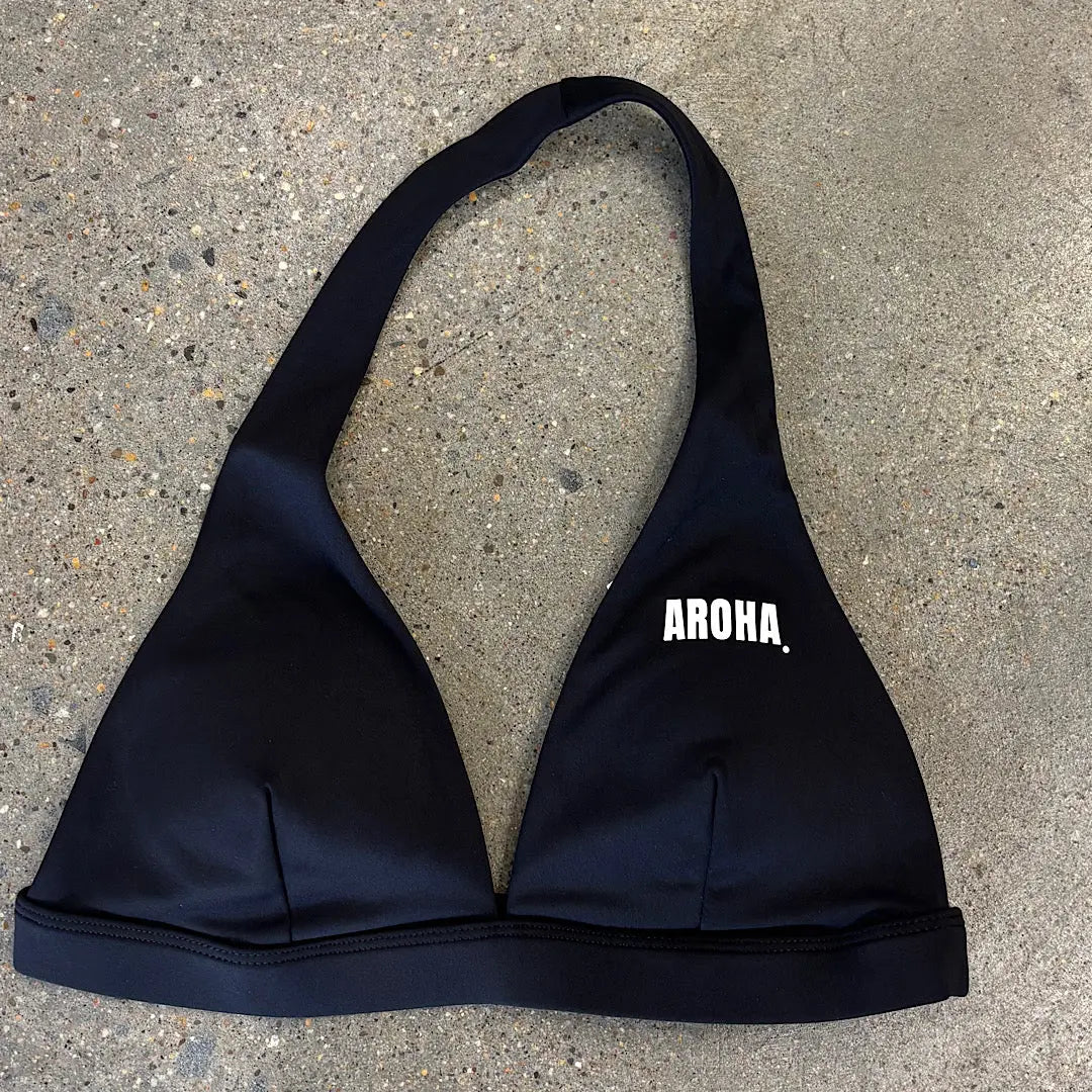 Phoebe Crop - Black - AROHA.