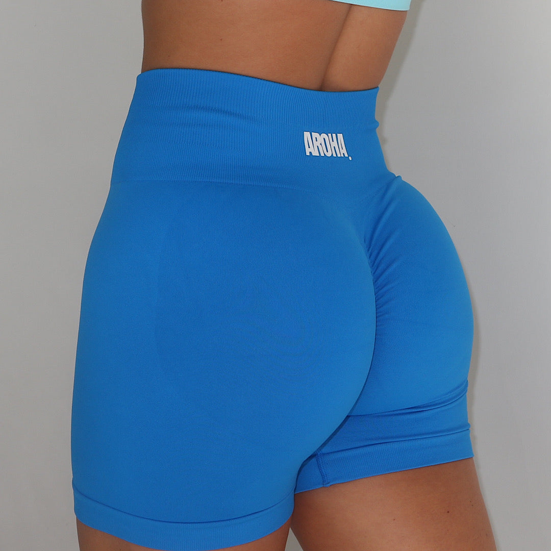 Lya Ultimate Seamless Scrunch - Blue - AROHA.