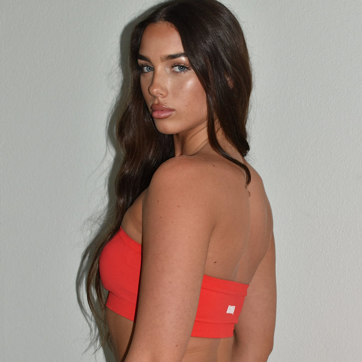 Seamless Bandeau -Red - AROHA.