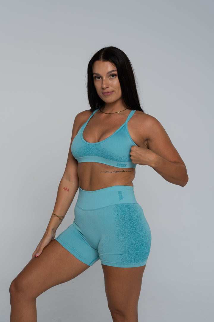 Comfort Crop - Bondi Blue