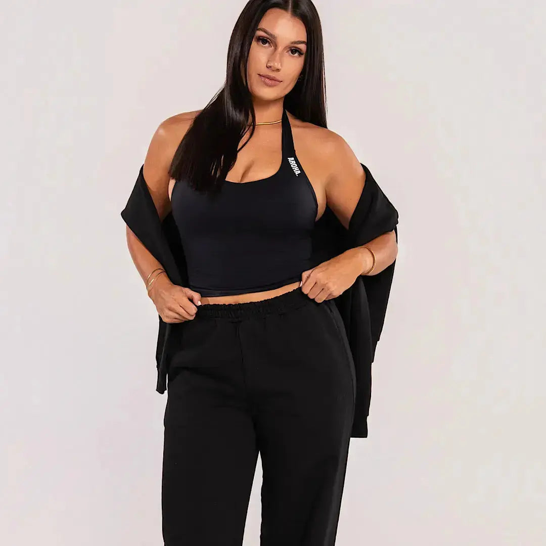 Kaia Comfort Tank - Black AROHA.