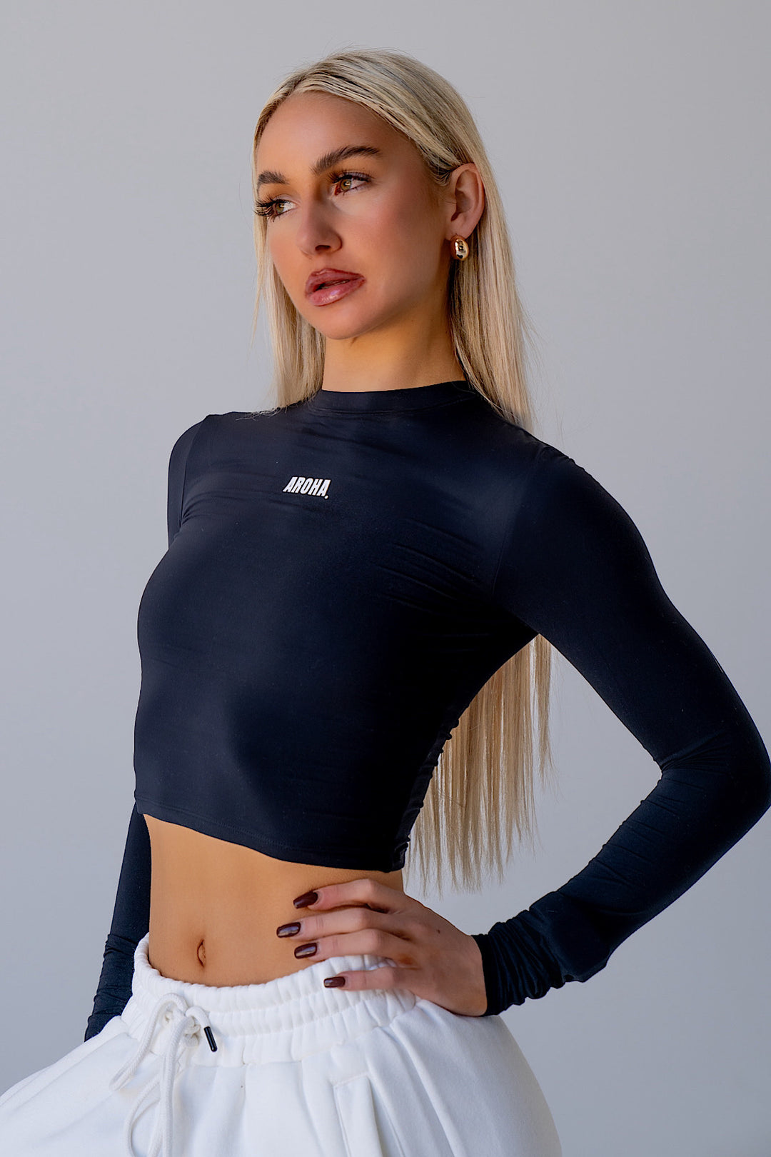 Long Sleeve Tanker Crop