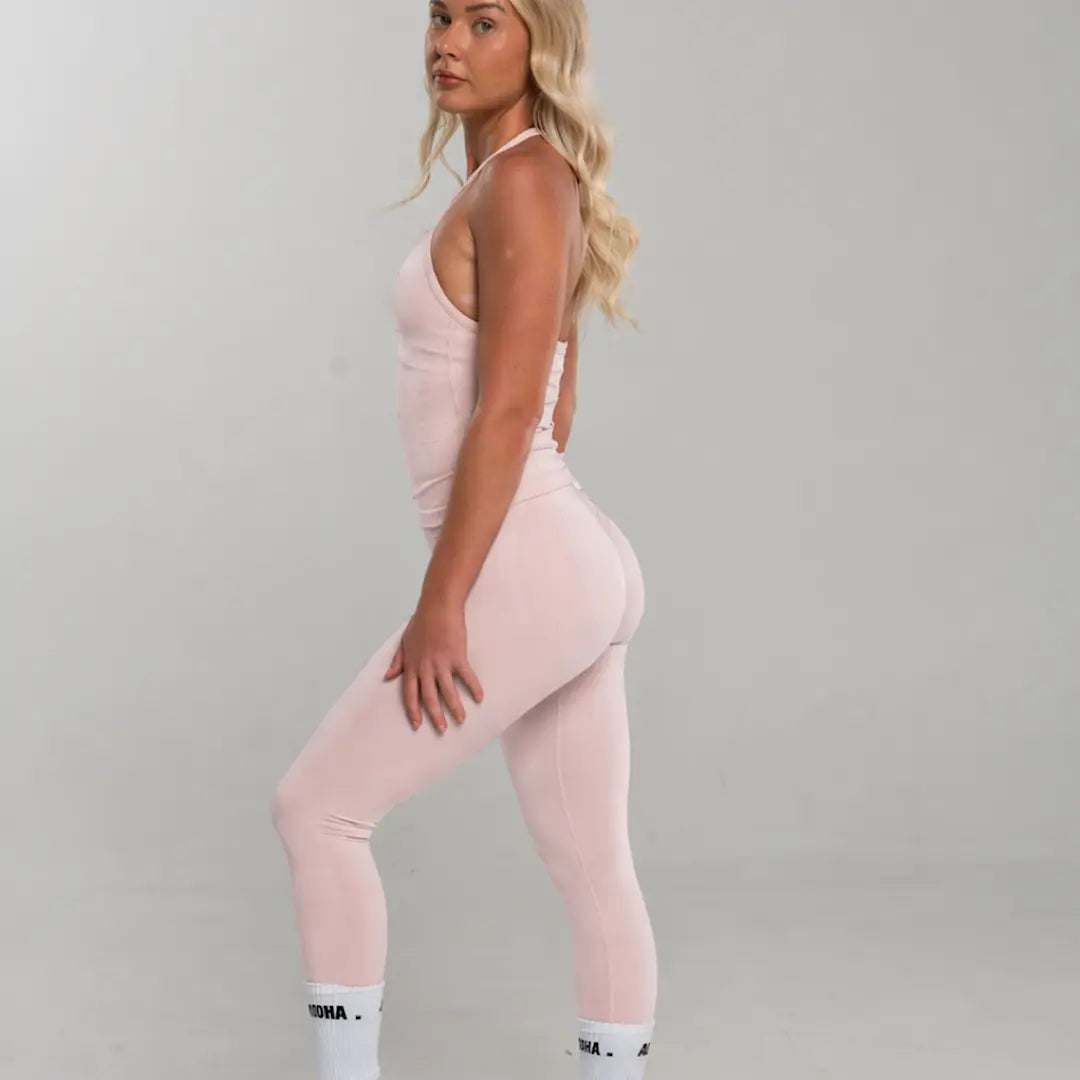 Kaia Deluxe BBL Leggings - Cherry Blossom AROHA.