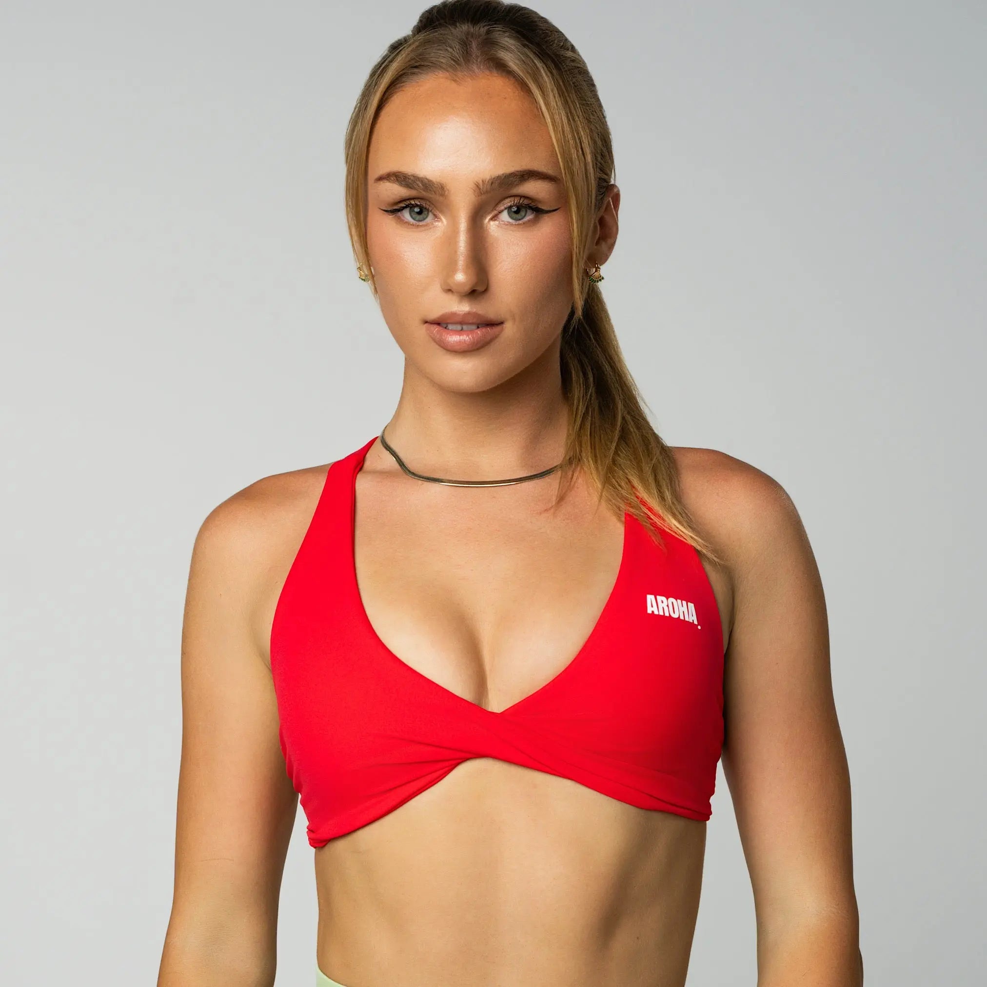 Lexi Crop - Red - AROHA.