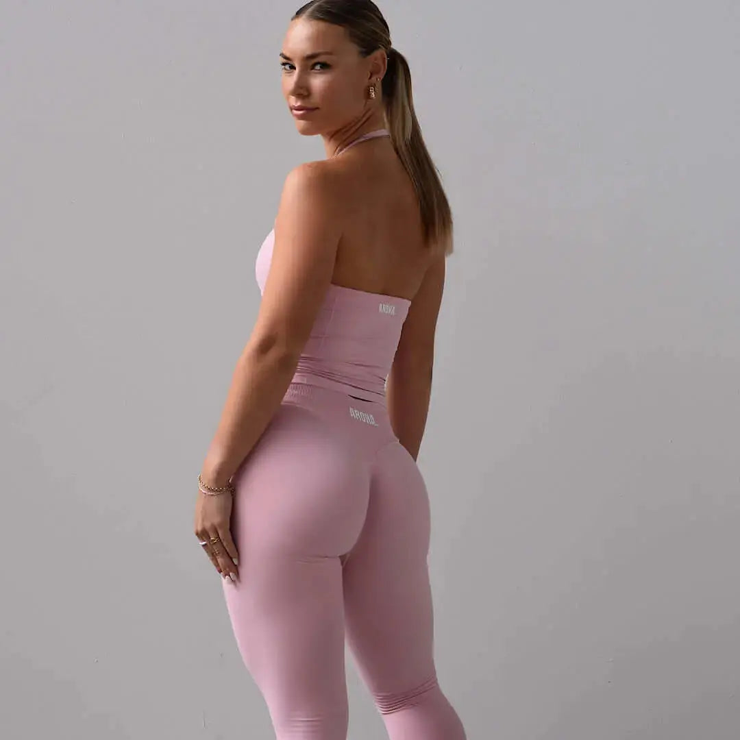 Kaia Deluxe BBL Leggings - Cherry Blossom AROHA.