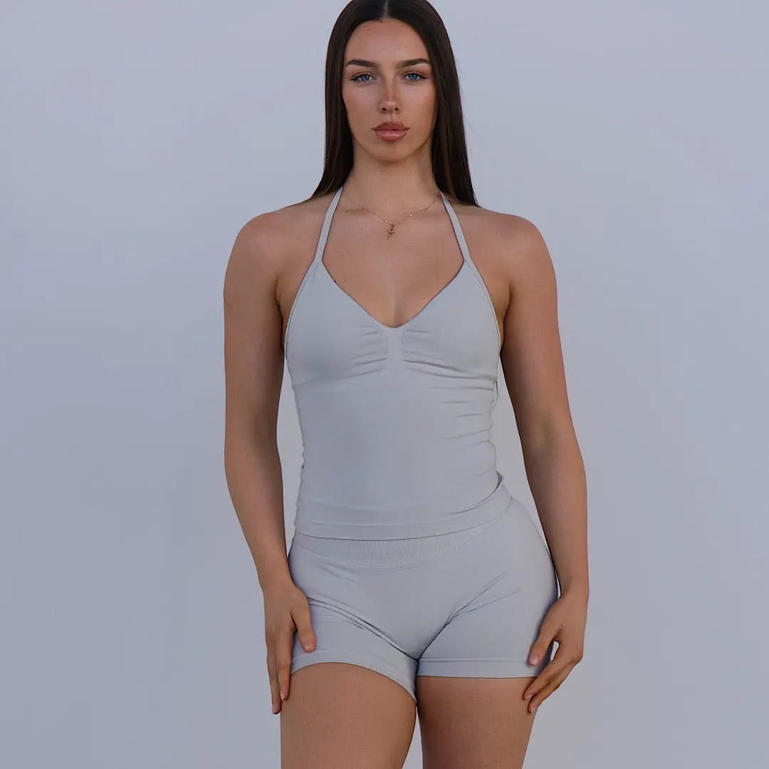 Kaia Signature Scrunch - Stone Grey AROHA.