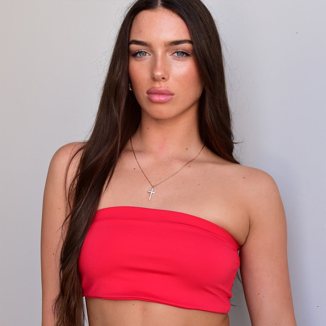 Haven Bandeau - Red - AROHA.