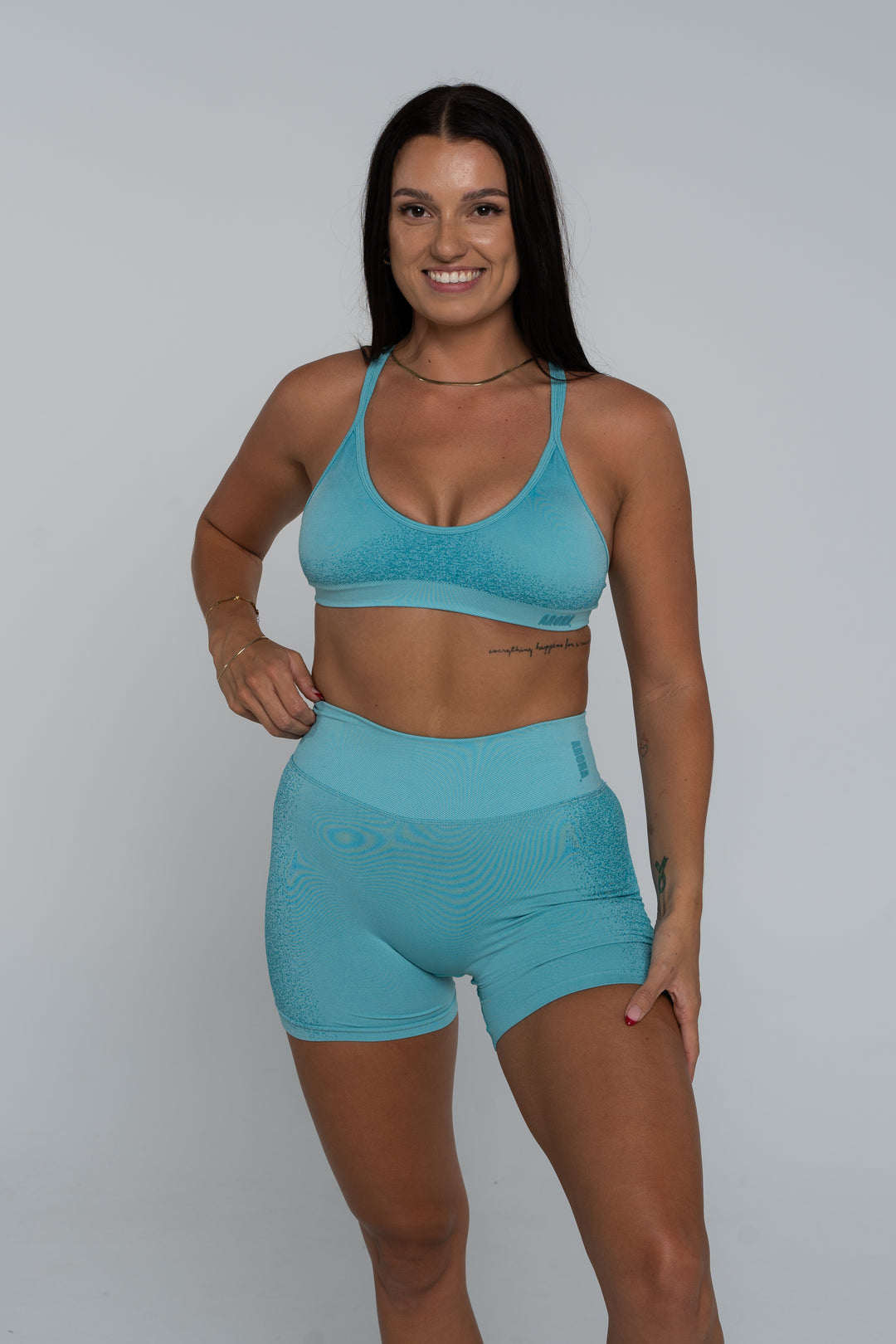 Comfort Crop - Bondi Blue