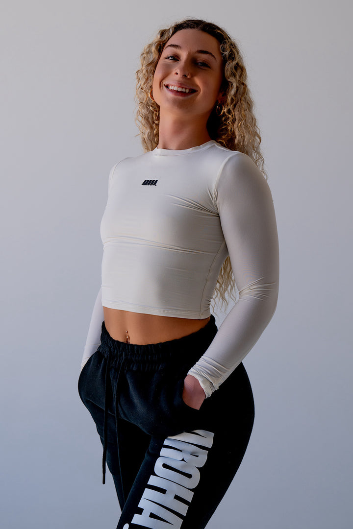 Long Sleeve Tanker Crop