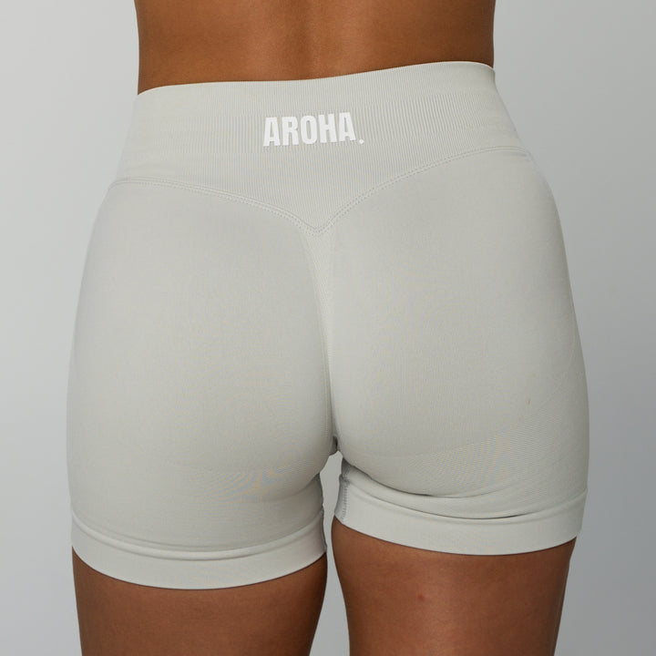 Deluxe BBL Shorts - Stone Grey - AROHA.