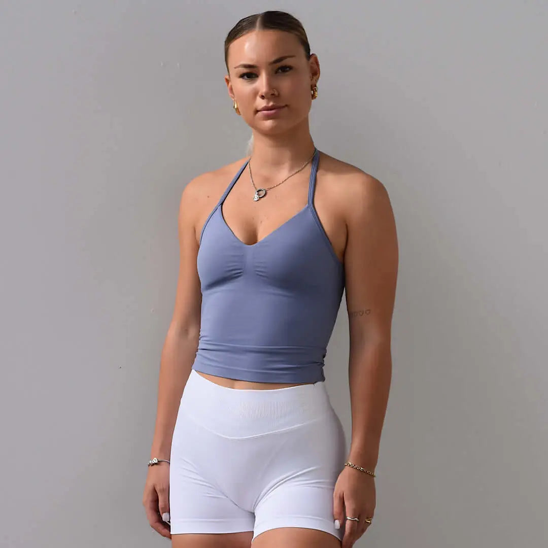 KAIA 2.0 Longline Singlet - Graphite AROHA.