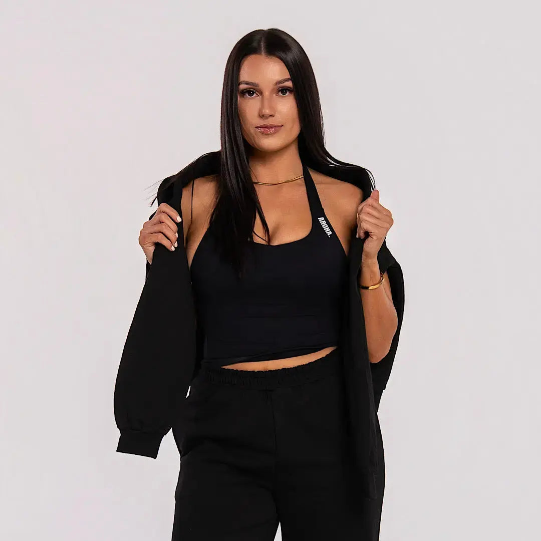 Kaia Comfort Tank - Black AROHA.