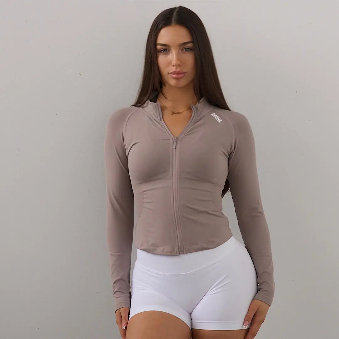 Kaia Deluxe BBL Jacket - Dark Tan AROHA.