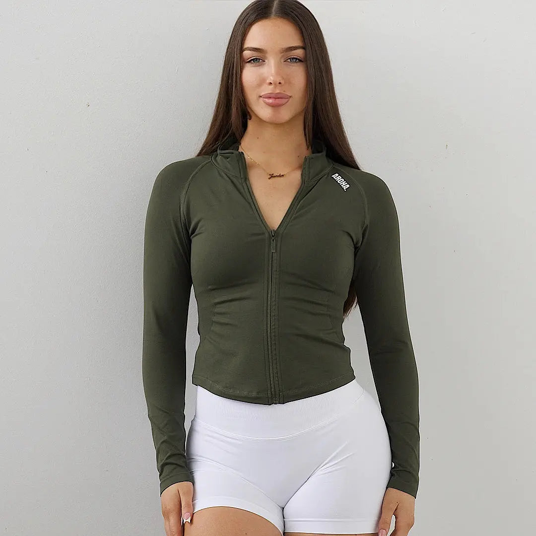 Kaia Deluxe BBL Jackets- Dark Olive AROHA.