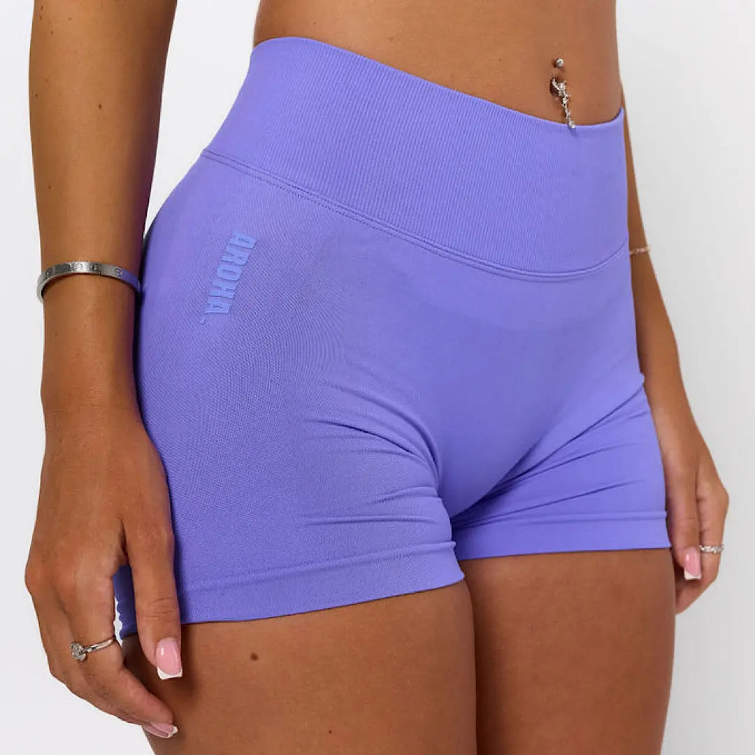 Sierra V Back Shorts  - Purple