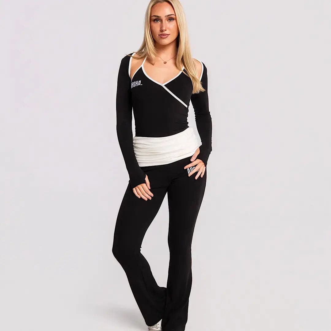 Contrast Flares - Black - AROHA.