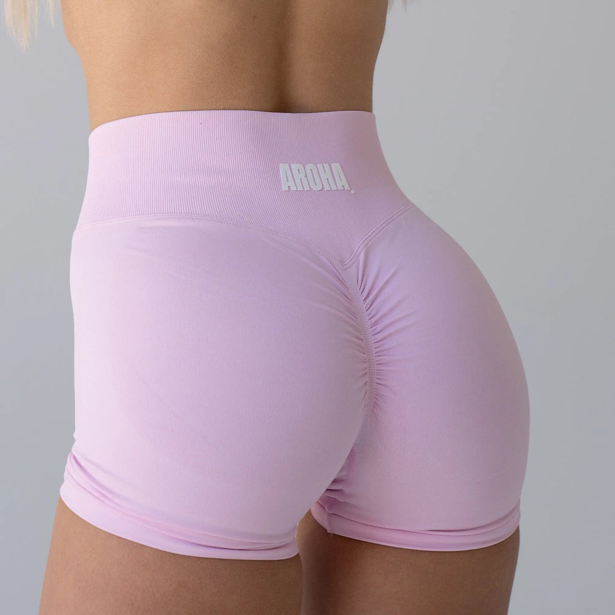 Olivia BBL Shorts - Baby Pink - AROHA.