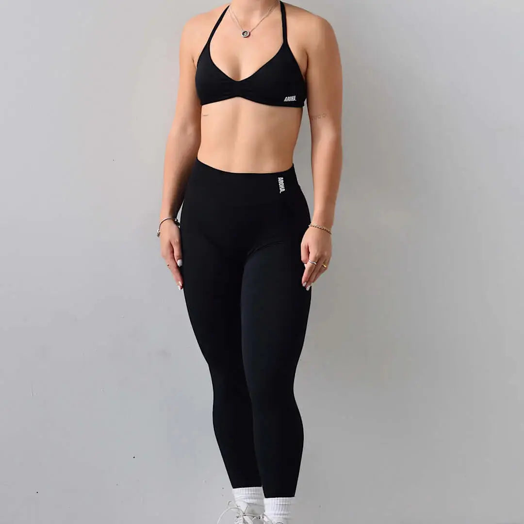 Kaia Deluxe BBL Leggings - Black AROHA.