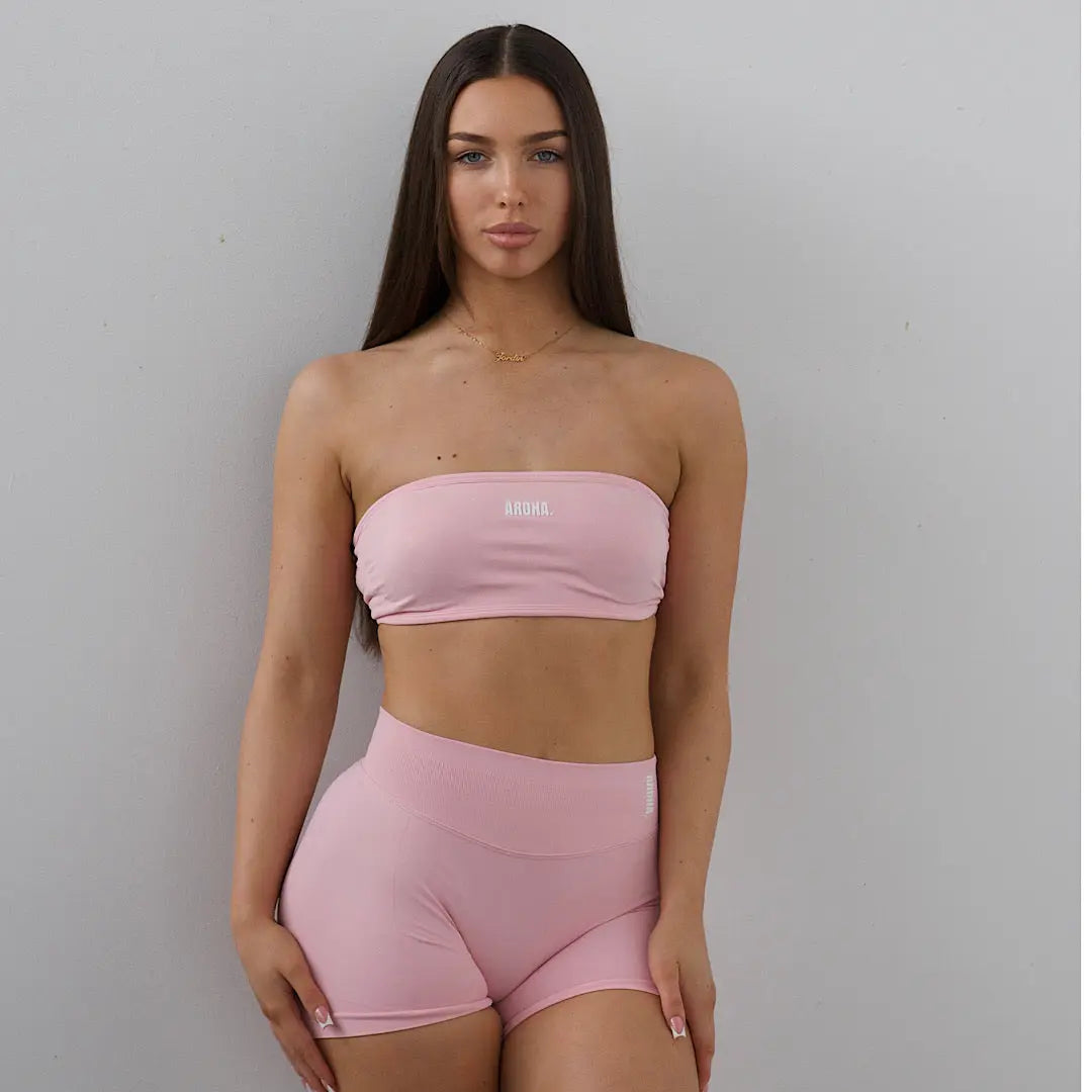 Kaia Minimalist Bandeau - Cherry Blossom AROHA.
