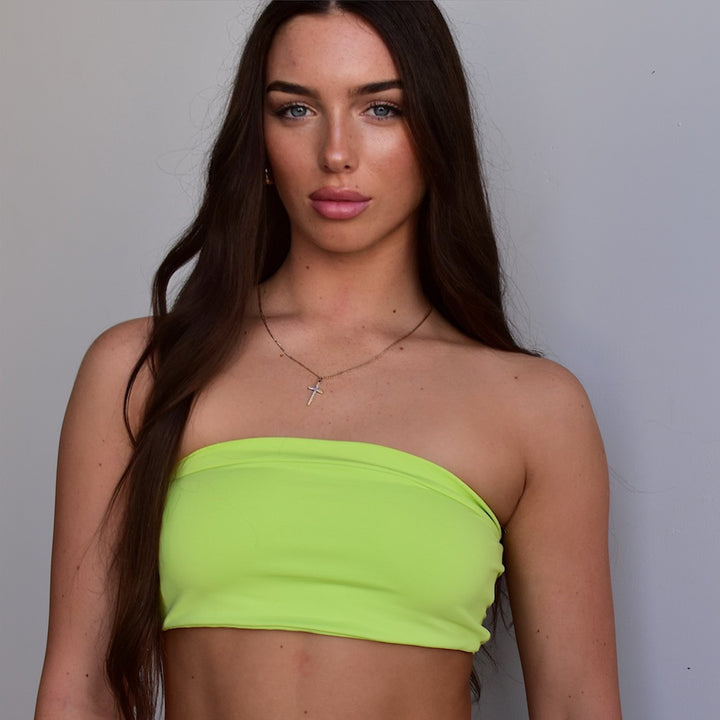 Haven Bandeau - Lime - AROHA.