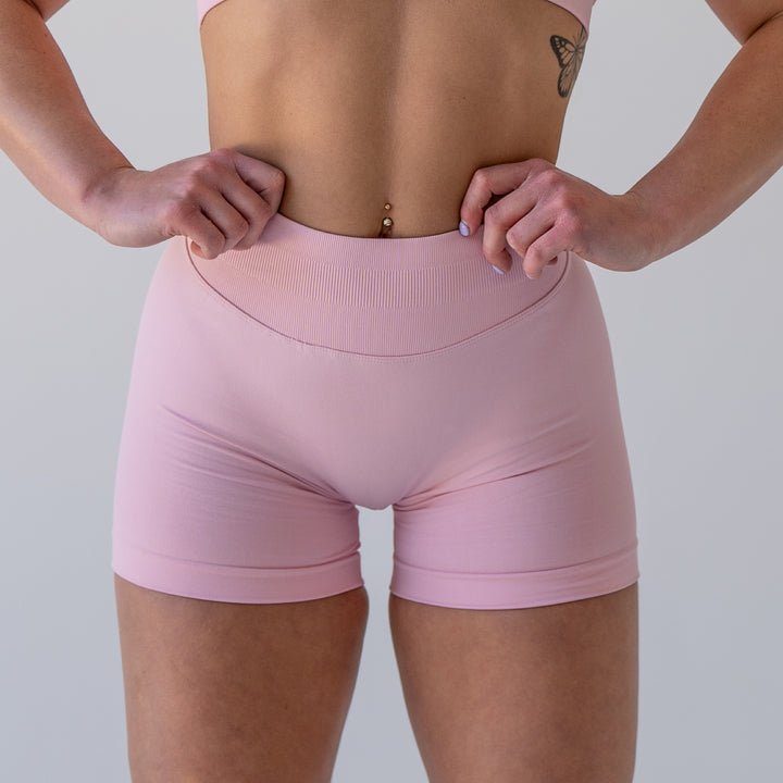 Deluxe BBL Shorts - Baby Pink