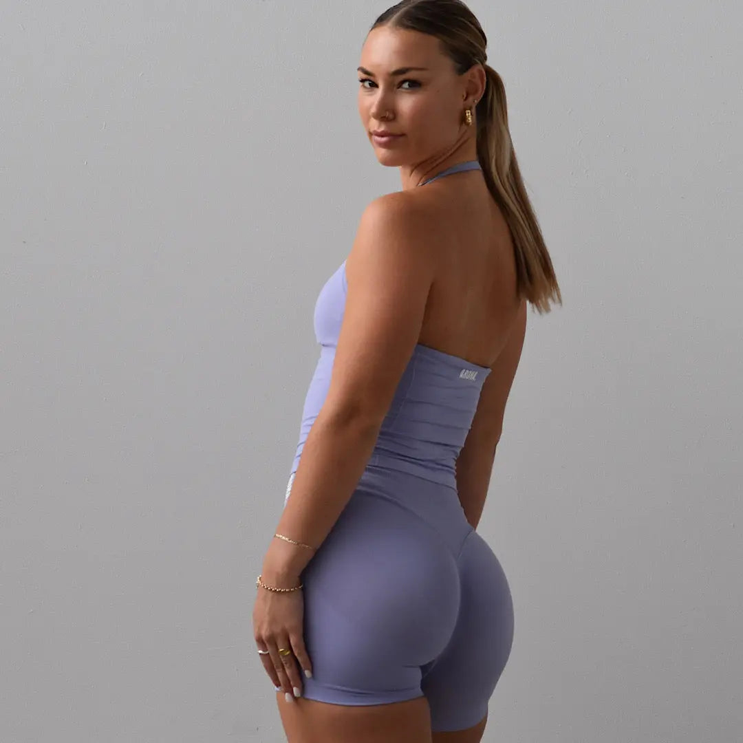 Kaia 2.0 Longline Singlet - Mauve AROHA.