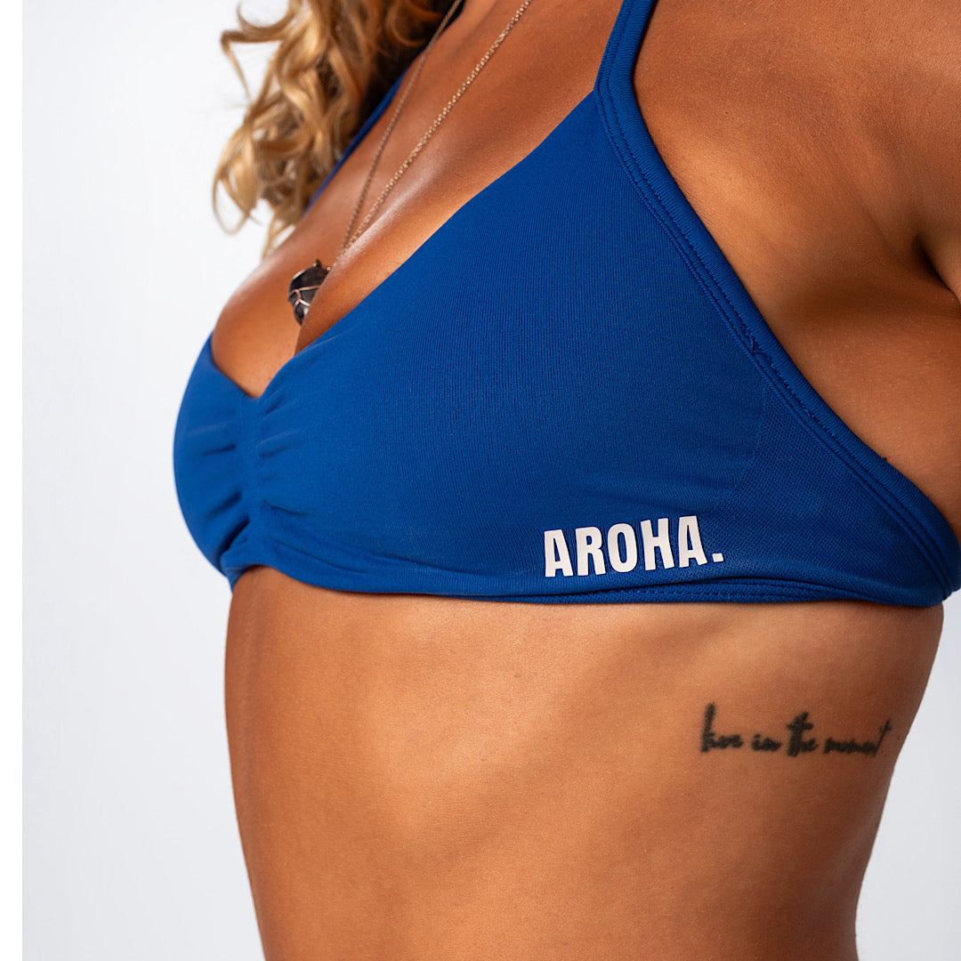 Kaia Micro Crop - Magic Blue