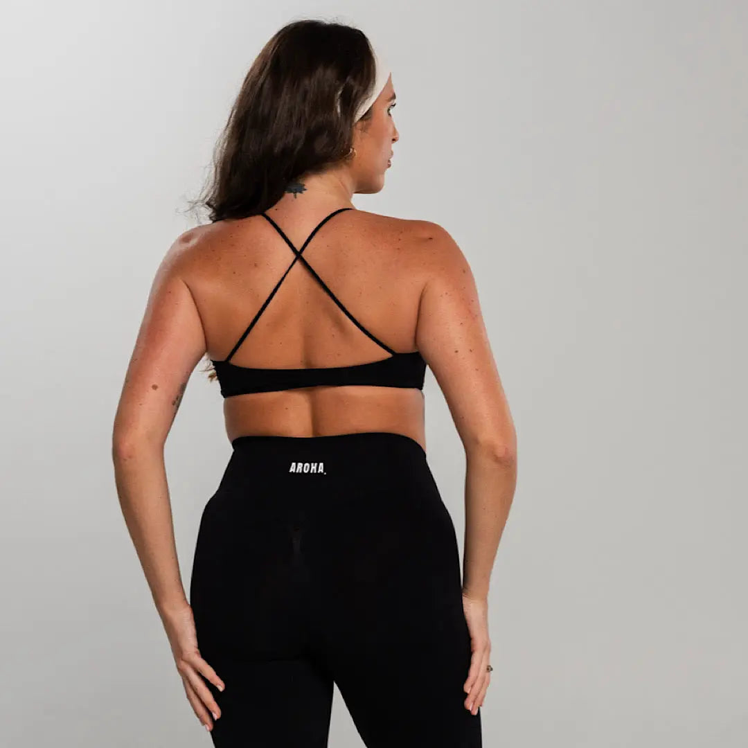 Serene Crop - Black AROHA.