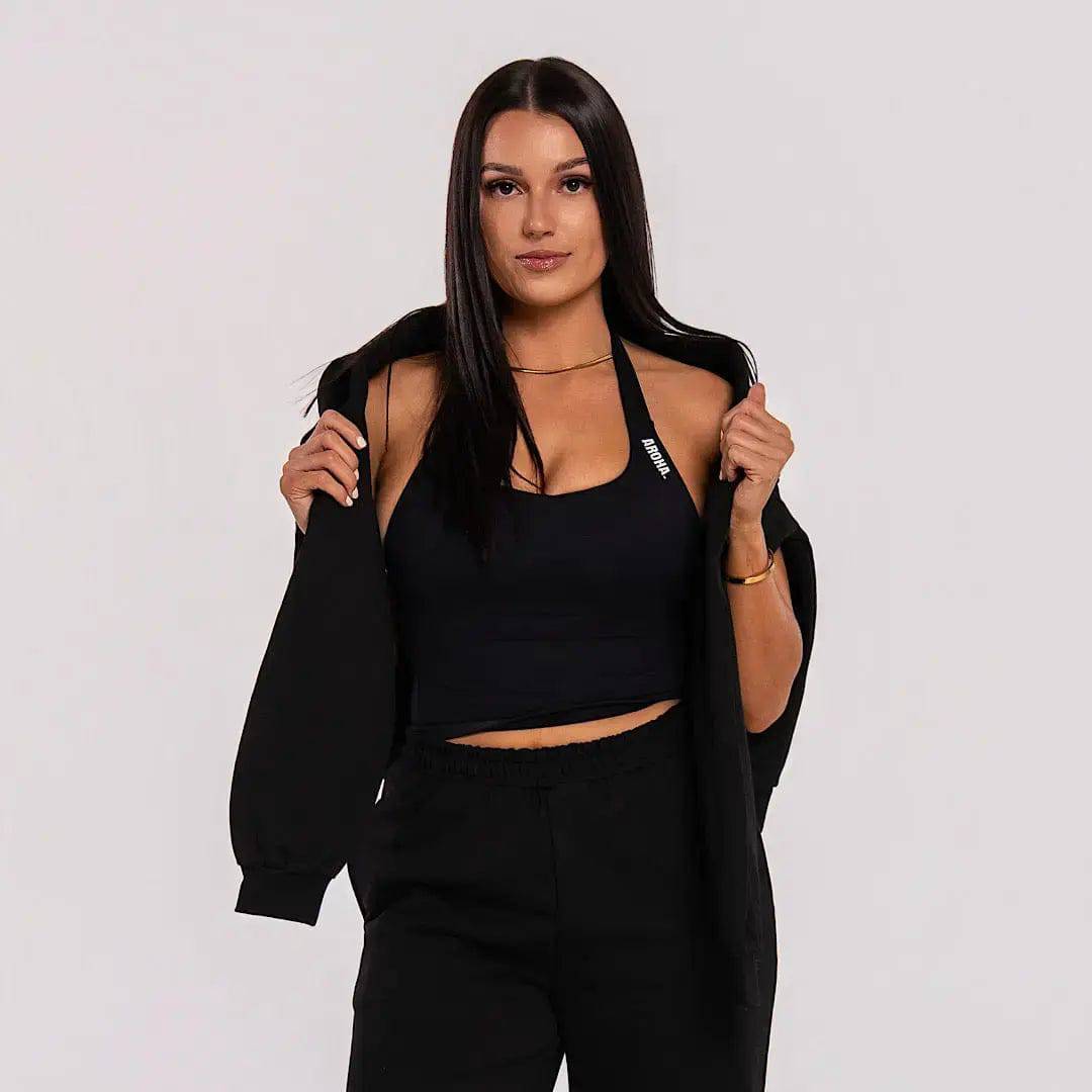 Organic Crew Neck - Midnight Black - AROHA.