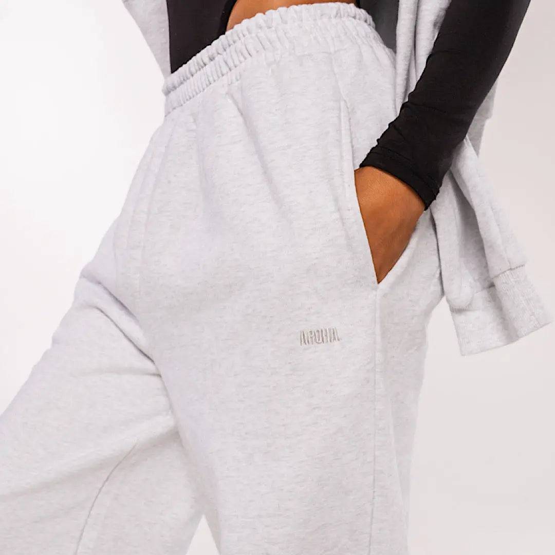 Organic Wide Leg Pants - Ivy Grey AROHA.